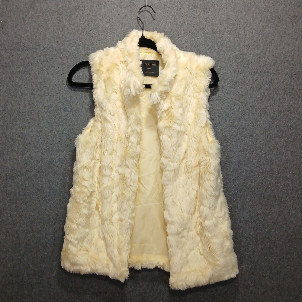 Faux Fur S Vest Pockets Boho Cottage y2k 90s Coquette soft Chic Plush Cozy